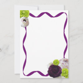 PAARS ROOS & BRIEFPAPIER NOTITIEKAARTJE