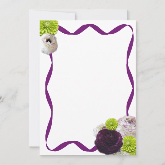 PAARS ROOS & BRIEFPAPIER NOTITIEKAARTJE (Voorkant)