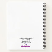 Paars Roos Business Journal Notitieboek (Achterkant)