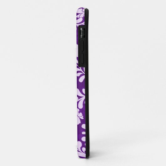 Paars Roos Case-Mate iPhone Case (Achterkant/links)