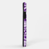 Paars Roos Case-Mate iPhone Case (Achterkant/rechts)