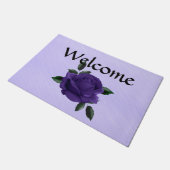 Paars Roos Deurmat (Schuin)