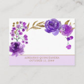 Paars Roos en goudlef Informatiekaartje (Achterkant)