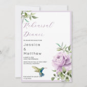 Paars Roos en kalkoenen Kaart (Voorkant)