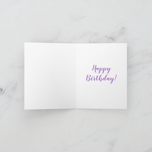 Paars Roos Floral Gold 90e verjaardag (Binnen)