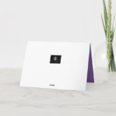 Paars Roos Kaart (Achterkant)