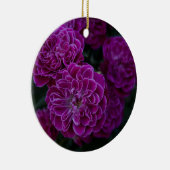 Paars Roos Keramisch Ornament (Rechts)