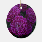 Paars Roos Keramisch Ornament (Links)