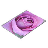 Paars Roos Petals uit de tuin van Gertie Notitieboek (Linkerzijde)