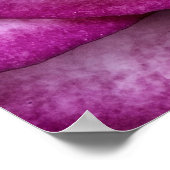 Paars Roos Poster (Hoek)