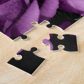 Paars Roos Puzzle Legpuzzel (Zijkant)