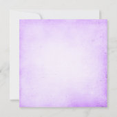  Paars Roos Quinceanera Birthday Party Kaart (Achterkant)