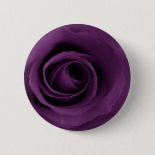 Paars Roos Ronde Button 5,7 Cm