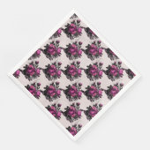 Paars Roos Servet (Hoek)