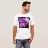 Paars Roos T-shirt (Voorkant volledig)