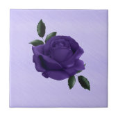 Paars Roos Tegeltje (Voorkant)