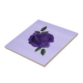 Paars Roos Tegeltje (Zijkant)