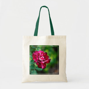 Paars Roos Tiger Tote Bag
