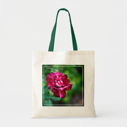 Paars Roos Tiger Tote Bag (Voorkant)