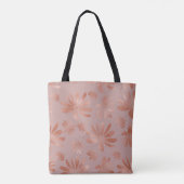 Paars Roos Tone Floral Tas (Achterkant)