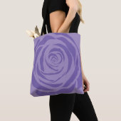Paars roos tote bag (Dichtbij)