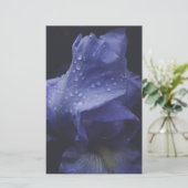 Paars Roos ventilator Briefpapier (Staand voorkant)