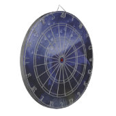 Paars Roos ventilator Dartbord (Voorkant Links)