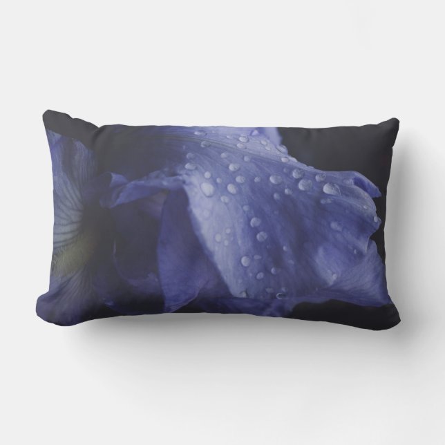 Paars Roos ventilator Kussen (Voorkant)