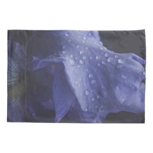 Paars Roos ventilator Kussensloop (Achterkant)