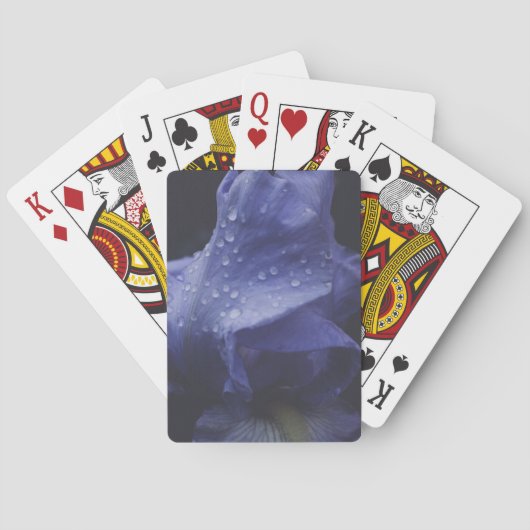 Paars Roos ventilator Pokerkaarten (Achterkant)