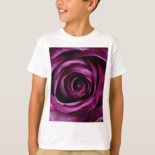 Paars Roos ventilator T-shirt (Voorkant)