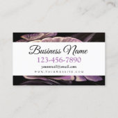 Paars Roos Visitekaartje (Achterkant)