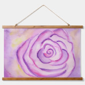 Paars Roos wandtapijt Hangend Wandkleed (Voorkant)