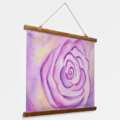 Paars Roos wandtapijt Hangend Wandkleed (Gebogen)