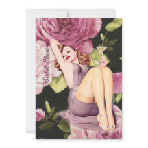 paars roos zet meisje  vrijgezellenfeest op