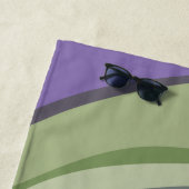 Paars roze Abstract op maat Strandlaken (In situ)