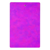 Paars roze Abstract patroon Mini Klembord (Achterkant)