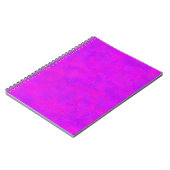 Paars roze Abstract patroon Notitieboek (Linkerzijde)