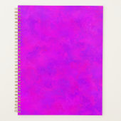 Paars Roze Abstract Patroon Planner (Voorkant)
