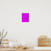 Paars roze Abstract patroon Poster (Keuken)