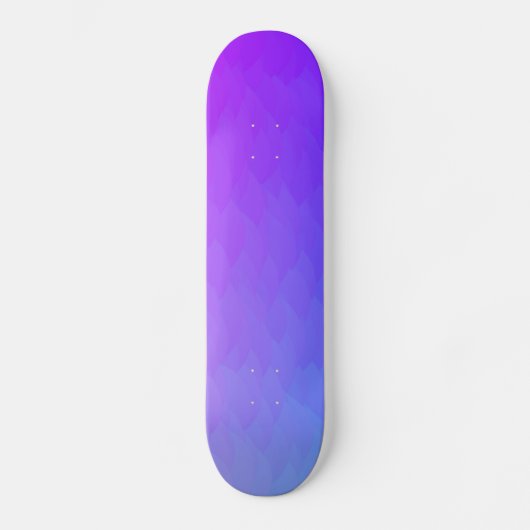 Paars, roze, blauw ombre-schaatsenbord persoonlijk skateboard (Voorkant)