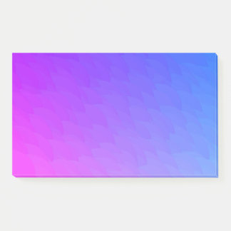 Paars roze blauw ombre vlammenpatroon Jumbo Post Post-it® Notes