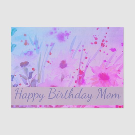 Paars Roze en Mauve Tissuepapier (Voorkant)