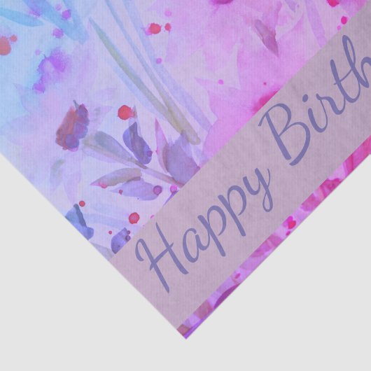 Paars Roze en Mauve Tissuepapier (Detail)