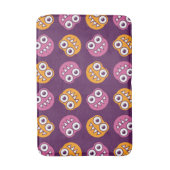 Paars roze en Oranje buikpatroon Badmat (Voorkant Verticaal)