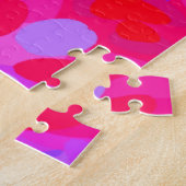 Paars, roze en Oranje Legpuzzel (Zijkant)