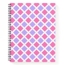 Paars Roze Geruite Diamant Patroon