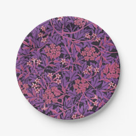  Paars-Roze Jasmine door William Morris Papieren Bordje