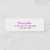 Paars Roze Klein Visitekaartje (Achterkant)