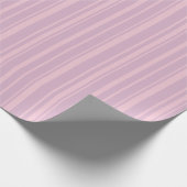 Paars & Roze Lijn Patroon Cadeaupapier (Hoek)